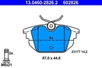 Ate Disc Brake Pad Set For Alfa Romeo Fiat Lancia 145 146 155 Gtv Coupe 9950865. Fixed Price $31.92.