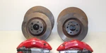 Audi S4 8W S5 F5E Brake System Caliper Discs Red A4 A5 350X34MM. Fixed Price $1633.54.