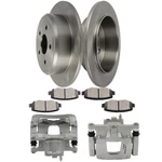 For 2007 - 2017 Jeep Wrangler Rear Pair Brake Calipers Rotors And Ceramic Pads. Fixed Price $155.15.