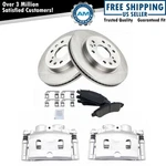 Front Posi Ceramic Brake Pads Rotors & New Caliper Kit For Gm Truck Suv. Fixed Price $288.80.