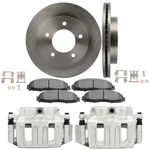 Brake Calipers Rotors And Ceramic Pads Front Pair 1997-2003 Ford F-150. Fixed Price $204.41.