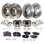 Brake Kit With Calipers 4-WHEEL Set Front & Rear For Honda Ridgeline 2006-2011. Fixed Price $384.41.
