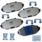 Disc Brake Pad Set-fleet Metlok Semi-metallic Sdr Bendix MKD748FM. Fixed Price $48.26.