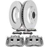 Front Brake Calipers Rotors Pads For 2006-2013 Chevrolet Impala. Fixed Price $170.09.