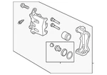 Genuine Nissan Disc Brake Caliper 41001-5TA0A. Fixed Price $439.07.