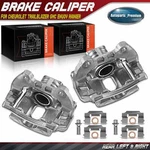 Pair Rear Brake Caliper W/ Bracket For Chevrolet Trailblazer Gmc Envoy Rainier. Fixed Price $102.19.