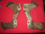 1970-72 Chevelle Monte Nova Front Disc Brake Caliper Brackets 5470661 5470660 Gm. Fixed Price $225.00.