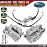 Front Disc Brake Caliper With Bracket & Hose Set For Chevrolet Silverado 1500. Fixed Price $162.44.