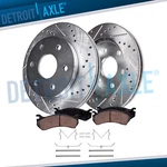 319MM Front Drilled Disc Rotors Brake Pads For Toyota Tacoma 4RUNNER Fj Cruiser. Fixed Price $119.78.