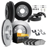 Dynamite Friction Disc Brake Pad And Rotor / Drum Shoe Kit For. Fixed Price $388.16.
