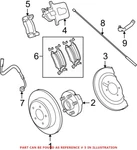 Genuine Oem Mopar Rear Passenger Right Disc Brake Caliper Bracket For Dodge. Fixed Price $107.05.