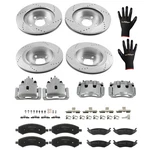 Front Rear Brake Rotors Calipers W/pads Kit For Ram 1500 2011-2018 53005. Fixed Price $436.83.