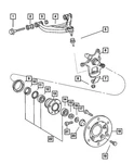 Genuine Mopar Kit Hub And Bearing Package 5103579AA. Fixed Price $108.17.