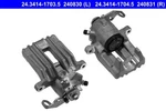 Ate 24.3414-1704.5 Brake Caliper For Seat, Skoda, Vw. Fixed Price $134.87.