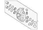Genuine Nissan Disc Brake Caliper 44001-6GP4A. Fixed Price $373.58.