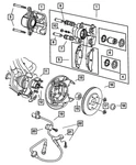 Genuine Mopar Disc Brake Caliper Sleeve 5018238AB. Fixed Price $13.97.