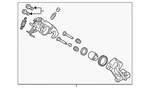 Genuine Mitsubishi Caliper Assembly 4605B843. Fixed Price $535.22.