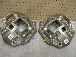 Brembo Ap Alcon Narrow Nickle Plated 4 Piston Front Nascar Race Brake Calipers. Fixed Price $999.00.