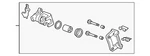 Genuine Honda Disc Brake Caliper 43019-TA0-A81. Fixed Price $221.46.
