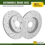 300MM Rear Drilled Brake Disc Rotors For Audi Q5 A6 A4 Quattro A5 2.0L. Fixed Price $58.14.