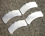 Titanium Brake Pad Shim Heat Shields For Stoptech ST60 R46 Cut Corner With Lug. Fixed Price $155.99.