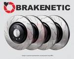 Front+rear Brakenetic Premium Slotted Disc Rotors BPRS89381. Fixed Price $299.63.