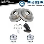 Rear Posi Ceramic Brake Pads Rotors & Calipers Kit For Chevy Gm Saab Truck. Fixed Price $212.17.