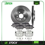 For 2006-2012 Chevrolet Malibu Front Pair Brake Calipers Rotors + Ceramic Pads. Fixed Price $161.76.