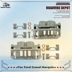 2X Disc Brake Calipers W/bracket Ford Crown Victoria Lincoln Town Car Front. Fixed Price $103.90.