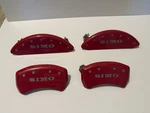 26229SMGPRD Gloss Red Caliper Covers W Engraving Full Kit, 4 Pcs. Fixed Price $199.00.