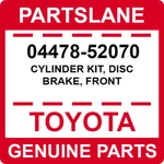 04478-52070 Toyota Oem Genuine Cylinder Kit, Disc Brake, Front. Fixed Price $38.72.
