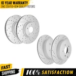 Front & Rear Drilled Slotted Brake Rotors For Infiniti M35H M56 M37 Q70 QX70. Fixed Price $149.13.