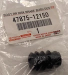 Toyota Genuine Parts 47875-12150 Boot ,rr Disk Brake Bush Dust. Fixed Price $13.52.