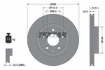 Textar 92267603 Brake Disc For Mazda, (changanese). Fixed Price $88.05.