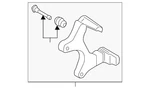 Genuine Ford Caliper Support ML3Z-2B511-F. Fixed Price $96.21.