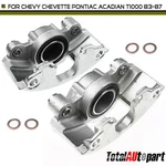 2X Brake Caliper For Chevy Chevette Pontiac Acadian T1000 83-87 Front Lh & Rh. Fixed Price $89.99.