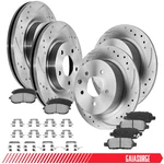 Front Rear Disc Rotors Brake Pads For Nissan Altima 2007-2013 2.5L/3.5L 5LUG. Fixed Price $130.99.