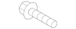 Genuine Ford Disc Brake Caliper Bracket Mounting Bolt W720613-S439. Fixed Price $8.68.