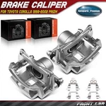 Pair Front Brake Calipers With Bracket For Toyota Corolla Chevrolet Prizm 98-02. Fixed Price $104.89.