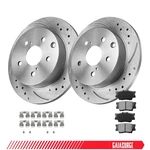 Rear Disc Brake Rotors & Ceramic Pads Kit For Toyota RAV4 2006-2017 2018 5LUGS. Fixed Price $62.99.