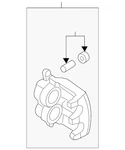 Genuine Ford Disc Brake Caliper DC3Z-2553-B. Fixed Price $172.60.