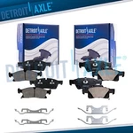 Front Rear Ceramic Brake Pads For 2011 - 2016 Dodge Durango Jeep Grand Cherokee. Fixed Price $57.44.