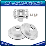 Rear Drilled Rotors And Left Brake Calipers For 2010-2017 Chevrolet Equinox. Fixed Price $103.51.