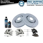 Front Brake Calipers Rotors & Ceramic Pads Fits 2005-2008 Audi A4 Quattro. Fixed Price $369.85.