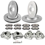 Front Rear Brake Calipers Rotors + Ceramic Pad For Chrysler Town & Country 08-12. Fixed Price $316.86.