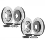Ford F150 Front Rear Disc Brake Rotors And Ceramic Pads 6 Lugs. Fixed Price $220.45.
