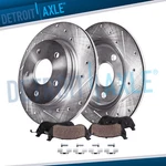 2WD 245MM Rear Drilled Brake Rotor Ceramic Pad For 1999-2004 Audi A6 Vw Passat. Fixed Price $71.89.