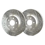 Dodge Viper 92-02 Sp Performance Drilled & Slotted 1-PIECE Rear Brake Rotors. Fixed Price $339.08.