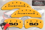 2011-2014 Ford "mustang 5.0" Front + Rear Mgp Yellow Brake Disc Caliper Covers. Fixed Price $299.99.