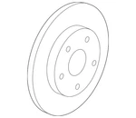 Genuine Gm Rear Disc Brake Rotor 23118533. Fixed Price $134.21.
